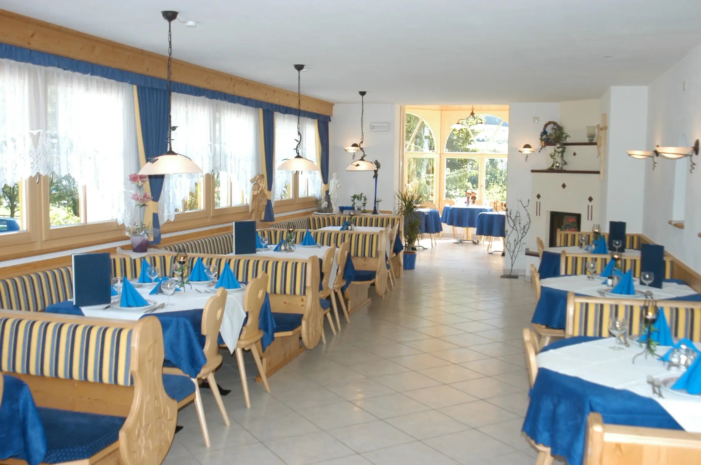 Speisesaal der Pension Peintner
